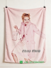 Miumiu Throw Blankets